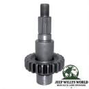 Vordere Ausgangswelle vom NP231 Verteilergetriebe. Jeep Cherokee XJ / Wrangler YJ / TJ / Comanche MJ (1987-2002).