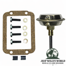 Allradschalter Unterdruckdosen Set Vorderachse Dana 30 Jeep Wrangler + Cherokee 91-95