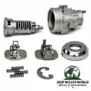 Crown Tailgate Lock Cylinder Set Jeep Wrangler Cherokee XJ / Grand Cherokee ZJ ZG (1995-2001)