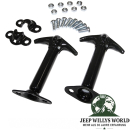 Motorhaubenverschluss Haken Paar Schwarz CJ + Wrangler YJ 46-95