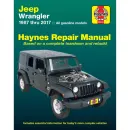 Haynes Reparaturanleitung Jeep Wrangler YJ, TJ, JK (87-17)
