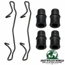 Dorman Bremsbelagfedern und Manschetten Satz hinten. Jeep Grand Cherokee WJ WG (99-04)