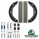 Raybestos Handbremsbeläge + Federn und Kleinteilesatz hinten Jeep Grand Cherokee WJ WG (99-04)