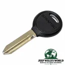 Crown Zündschlüssel Rohling ohne Wegfahrsperre Jeep Wrangler TJ, Cherokee XJ KJ, Grand Cherokee WJ (99-06)