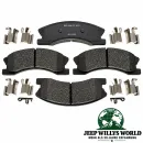 Raybestos R-Line Akebono Bremsklötze Bremsbeläge Satz vorne. Jeep Grand Cherokee WJ WG (90-04)