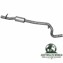 Schalldämpfer Mittelrohr für 3,8L Motor. Jeep Wrangler Unlimited JK 4-türer (12-18)