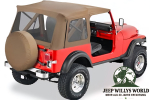 Supertop Verdeck Spice Denim Jeep CJ7 Wrangler YJ 80-95