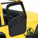 Bestop 2-Piece Doors Pair Soft Doors Black Crush Jeep CJ7 CJ8 / Wrangler YJ (1980-1995)