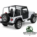 Bestop 2-Piece Doors Pair Soft Doors Black Diamond Jeep Wrangler TJ (1996-2006)