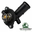 Crown Thermostatgehäuse inklusive Thermostat 95 °C für 3,0L + 3,6L Motor. Jeep Wrangler JK / Grand Cherokee WK2 (11-21)