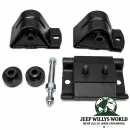 Crown Motorhalter Motorgummi + Getriebegummi Set Jeep Wrangler YJ 2,5L 4 Zyl. (1987-1990)