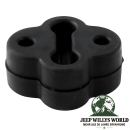 Auspuffgummi, Halter, vorne passend bei 2,5L, 4,0L, 4,2L Motor. Jeep Wrangler YJ (1987-1995).