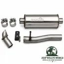 Performance Endtopf & Endrohr Ultra Flow für 3,8L Jeep Wangler Unlimited JK 4-Türer 00-06