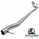 Flammrohr Hosenrohr mit zwei Katalysatoren 3,8L Jeep Wrangler JK (07-09)