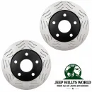 Raybestos Performance Bremsscheibe Paar vorne Ø 302mm Jeep Wrangler JK (07-18)