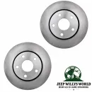 Raybestos R-Line Bremsscheibe Paar vorne Ø 302mm Jeep Wrangler JK (07-18)