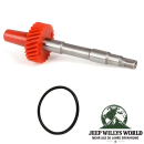 Tachoritzel, Tachoantrieb mit 26 Zähnen und langem Schaft inkl. O-Ring, manuelle Welle. Jeep CJ5 / CJ6 / CJ7 / CJ8 / Cherokee XJ / Wrangler YJ (1955-1993).