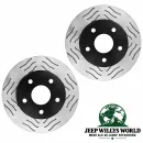 Raybestos Performance Bremsscheibe Paar vorne Jeep Wrangler YJ TJ / Cherokee XJ / Grand Cherokee ZJ (90-99)