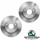 Raybestos R-Line Bremsscheiben Paar vorne Jeep Grand Cherokee WJ WG (99-04)