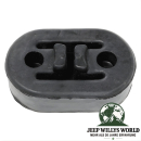 Auspuffgummi, Halter für 4,0L, 5,2L und 5,9L Benzin Motor. Jeep Grand Cherokee ZJ / ZG (1996-1998).