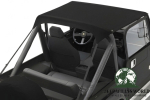 Bikini Top Traditional Black Crush Jeep CJ7 CJ8 Wrangler YJ 76-91