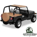 Bestop Strapless Bikini Top Vinyl Spice Denim Jeep Wrangler YJ (1992-1995)
