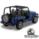 Bestop Strapless Bikini Top Vinyl Black Denim Jeep Wrangler TJ (1996-2002)