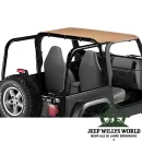 Bestop Strapless Header Bikini Top Vinyl Spice Denim Jeep Wrangler TJ (1996-2002)