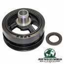 Crown Harmonic Vibration Balancer incl. Front Seal Crankshaft Jeep Cherokee KJ KK / Grand Cherokee WJ WG WH WK / Commander XH XK 3.7L + 4.7L (09-12)