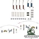 Bremsen Federnsatz mit Nachsteller vorne oder hinten 11" Bremse Jeep CJ 72-78