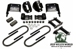 Blattfeder Federschäkel Montage Set hinten Jeep CJ 76-86