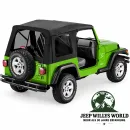 Bestop Supertop Softtop with tinted Windows Black Denim Jeep Wrangler TJ (1996-2006)