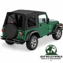 Bestop Supertop Softtop with tinted Windows Black Diamond Jeep Wrangler TJ (1996-2006)