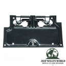 Kennzeichenhalter schwarz Jeep Wrangler 87-95