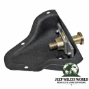 Türschließbolzen links schwarz Jeep CJ + Wrangler YJ 81-95