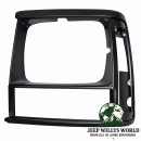 Scheinwerferrahmen Schwarz Kunststoff Links Jeep Cherokee 91-96