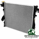 Kühler Wasserkühler Motorkühlung 3,6L + 3,8L Jeep Wrangler JK (07-18)