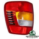 Vorderseite von Crown Rückleuchte Rücklicht US links mit 3 Leucht-Kammern für Jeep Grand Cherokee WJ (99-01).