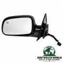 Crown Außenspiegel elektrisch verstellbar + beheizbar links ohne Memory Jeep Grand Cherokee WJ WG (99-04), Spiegelseite.