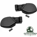 Crown Stoßstangenecken vorne Rechts und Links schwarz Kunststoff US Style Jeep Wrangler TJ (96-06)