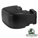 Crown Stoßstangenecke hinten links schwarz Kunststoff US Style Jeep Wrangler TJ (96-06)