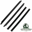 Fairchild Türdichtsatz Abstreifer Set vorne links + rechts. Jeep Wrangler JK (07-18)