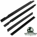 Fairchild Türdichtsatz Abstreifer Set hinten links + rechts. Jeep Wrangler JK (07-18)