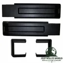 Crown Hecktür Scharnier Blenden Set 4-teilig Jeep Wrangler JK (07-18)