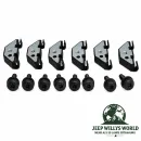 Crown Hardtop Befestigungs Set auf der Karosserie. Jeep Wrangler JK (07-18)