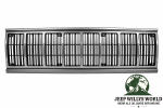Frontgrill Kühlergrill Blende Silber Jeep Cherokee 91-93