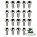 Dorman Türscharnier Torx Schrauben Set Edelstahl. Jeep Wrangler JK (07-18)
