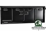 Heckklappe mit Willys Schriftzug Prägung Jeep CJ2A (1946-1949)