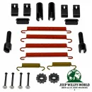 Dorman Handbremsbeläge Federn + Kleinteile Set Nachsteller. Jeep Wrangler JK, JL / Gladiator JT / Cherokee KK (07-26)