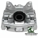 Raybestos R-Line Bremssattel hinten rechts mit Ø 302mm Bremsscheiben. Jeep Wrangler JK, Cherokee KK (07-18)